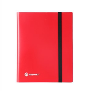 9 Pocket Trading Card Album Aħmar