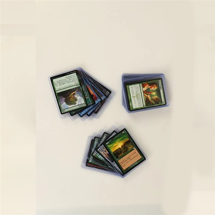PVC Hard Card Sleeves Game Card
