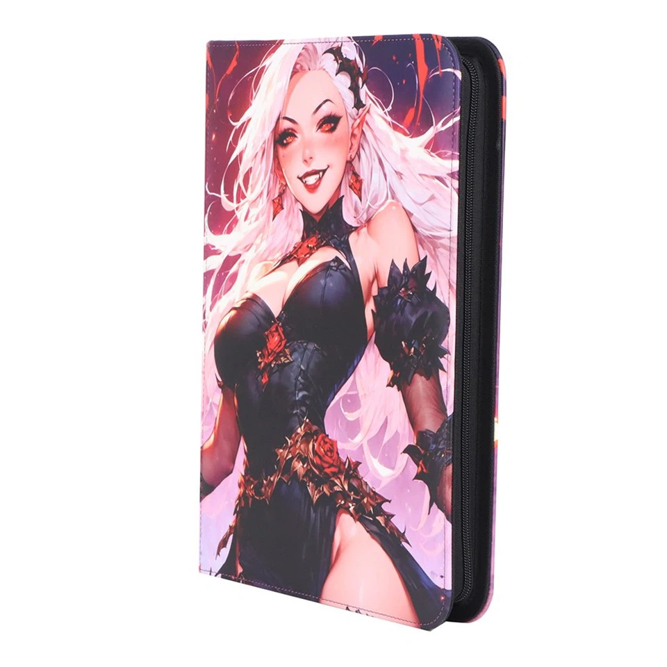 Zipper Premium Side Loading Card Binder
